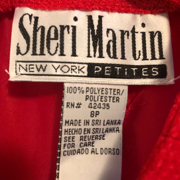 Sheri Martin red dress. Size 8. - Picture 3 of 6